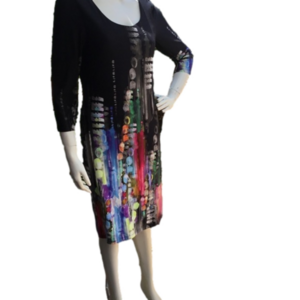 MICHAEL‎ TYLER WATERCOLOR PRINT DRESS